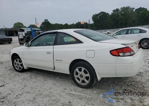 2000 Toyota Camry Solara Se from USA, damaged, VIN 2T1CF28P0YC304293